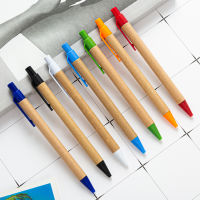 100pcslot Paper Ball Pen ECO Recycled Paper Ball Pen Eco-friendly Ballpoint Pen School Supplies