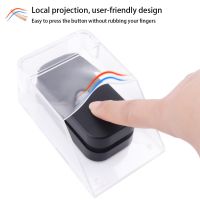 ❈ Doorbell Cover Shockproof Transparent Office Restaurant Door Bell Guard