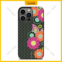 Ziggy Zinnia Vera Bradley Phone Case for iPhone 14 Pro Max / iPhone 13 Pro Max / iPhone 12 Pro Max / Samsung Galaxy Note 20 / S23 Ultra Anti-fall Protective Case Cover 272