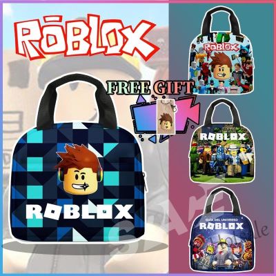 【hot sale】☫ C16 [Ready Stock] ROBLOX Lunch Bag Childrens Thermal Lunch Box School Insulation Lunch Pack