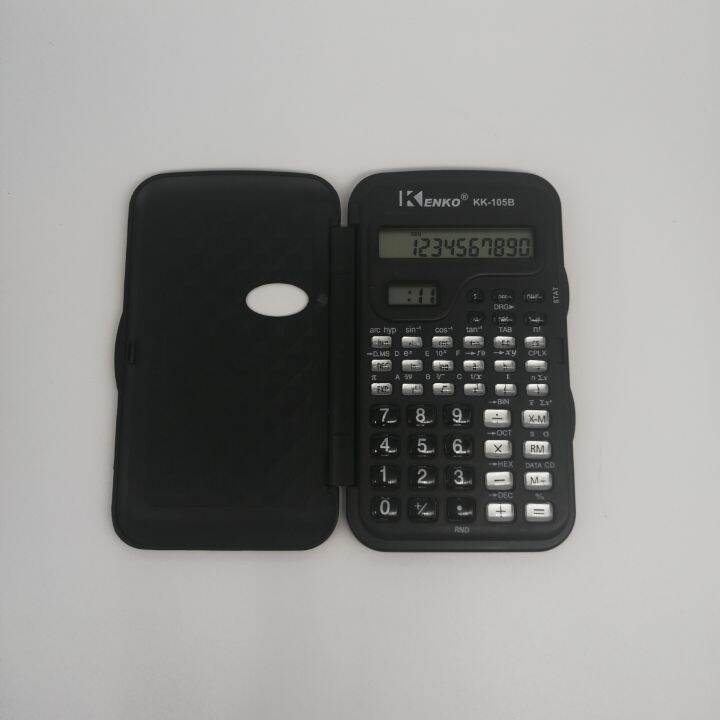 KK105B doublescreen scientific calculator with time display and