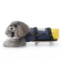 Hind Limb Scooter การฝึกสุนัข &amp; พฤติกรรมเอดส์ Moped Disabled Walking Aid Vehicle Dog Lower Body Drag Bag Pulley Car