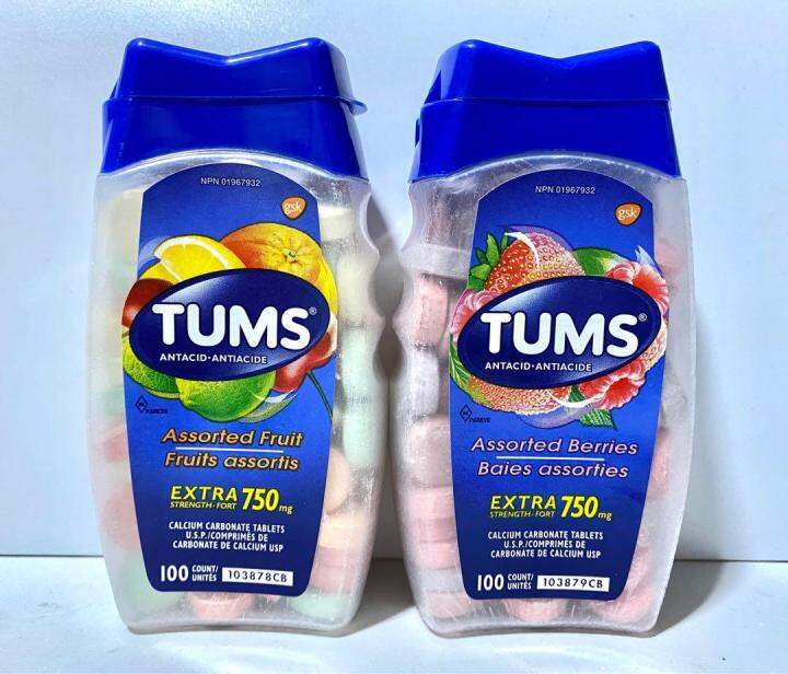 Tums Antacid / Heartburn Relief / Sour Stomach Extra Strength 750 mg (1