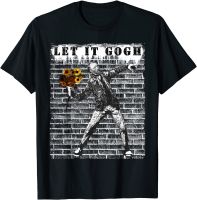 Let it Gogh Shirt - Van Gogh Renaissance Meme T-Shirt Discount Men Tshirts  Tops Tees Cotton 3D Printed