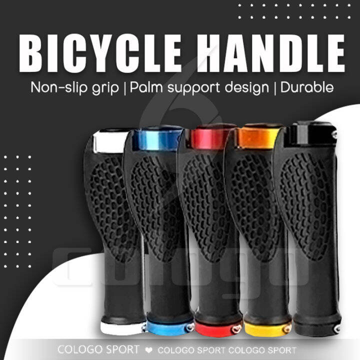 【Cologo】 2PCS Bike Handlebar Grip Bike MTB HandleBar Covers Anti Slip