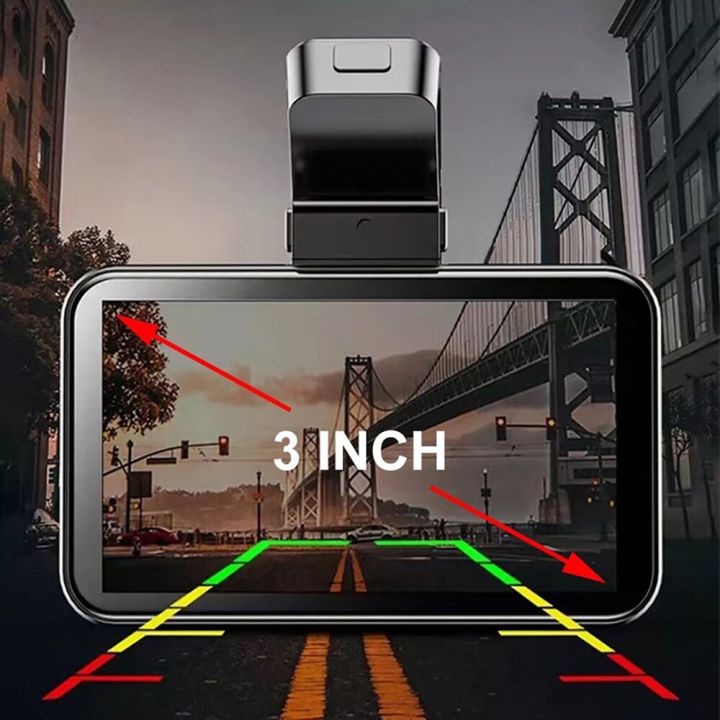 กล้องติดรถยนต์-wifi-ดีวีอาร์บนแผงหน้ารถ-gps-1440p-กล้องติดรถยนต์เลนส์คู่สำหรับติดเครื่องบันทึกวิดีโอการขับขี่กล้องกล่องดำจอดรถอัตโนมัติ