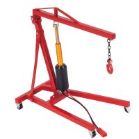 RC Car 1/8 1/10 Simulation Garage Decoration Mini Engine Hanger Electric Crane Jack for TRX4 SCX10 Accessories Red