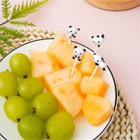 4/6/10pcs Accessories Fork Bento Dessert Plastic Kids Lunch Fruit Fruit Food Toothpick Fruit Fork Cartoon Grade Mini