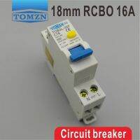 TOB3L-32F RCBO 18มม. 16A กระแสไฟตกค้าง1P + N 6KA เบรกเกอร์ที่มีการป้องกันกระแสเกินและการรั่วไหล