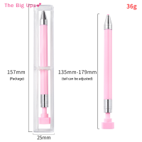 The Big Ups? Nail Art WAX PEN CLEAR โรตารี่ PUSH rhinestones ดินสอเกลียวเลือกสีอัญมณี