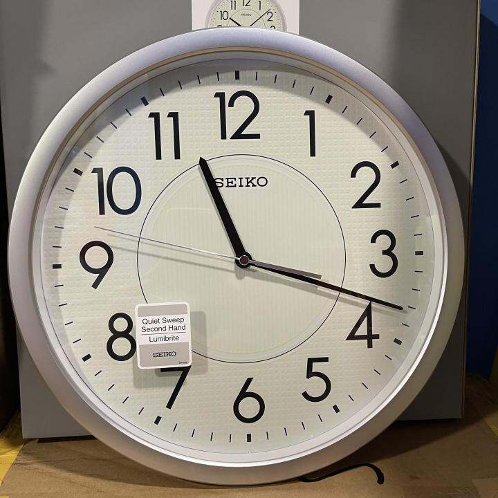 [TimeYourTime] Seiko QXA629S Quite Sweep Lumibrite Analog Wall Clock