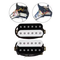 BNMUSIC วัสดุอัลลอย Humbucker Pickup DIY 2ชิ้นอุปกรณ์สำหรับกีตาร์ไฟฟ้า