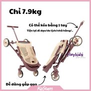 Xe đẩy gấp gọn 4 bánh 2 chiều 3 tư thế thông minh cho bé từ 0