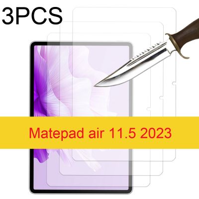 3ชิ้นสำหรับ Huawei Matepad Air 11.5 2023กระจกเทมเปอร์ปกป้องหน้าจอ3แพ็คแท็บเล็ตป้องกันฟิล์ม HD กันรอยขีดข่วน