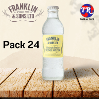 Franklin &amp; Sons Natural Indian tonic water แฟรงคลิน แอนด์ ซันส์ อินเดียนโทนิควอเทอะ 200ml แพ็ค 24 ขวด