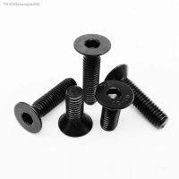 ♙ 10/100pcs GB70.3 M2 M2.5 M3 M4 Black 304 A2-70 Stainless Steel Hexagon Hex Socket Flat Countersunk Head Screw Bolt High Quality