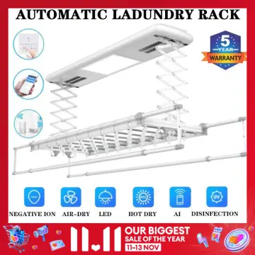 led automatic clothes rack electric cloth