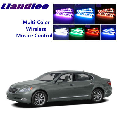 LiandLee Car Glow Interior Floor Decorative Atmosphere Seats Accent Ambient Neon light ForLexusLS460600hLXF402006~2017