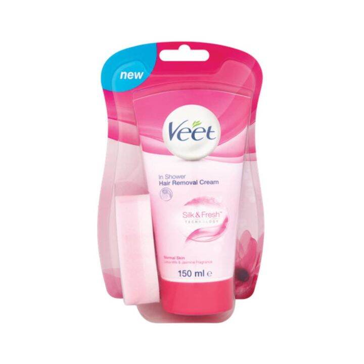 Veet In Shower Hair Removal Cream 150G Normal Skin Lazada
