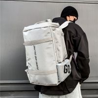 Backpack mens backpack dry and wet separation travel bag large-capacity sports training ski fitness bag shoulder messenger bag M