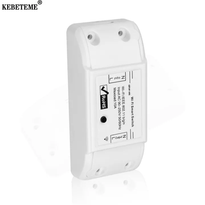 KEBETEME Home Automation Modules Wifi Switch DIY Wireless Remote