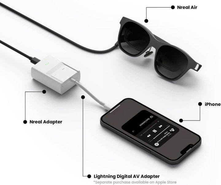 in-stock-พร้อมส่ง-nreal-air-ar-glasses-nreal-air-adapter-xreal-air-ar-glasses-xreal-air-adapter-แว่น-ar