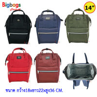 BigBagsThailand กระเป๋า Romar Polo กระเป๋าสะพายหลัง Backpack 14 นิ้ว รุ่น R72396 (Tricolur Red)