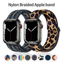 สายไนล่อน SGGS สำหรับ Apple Strap 44mm 45mm 41mm 40mm 42mm 38mm 49mm Correa Bracelet iwatch Series 3 4 5 6 Se 7 8 อัลตร้า