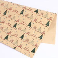 50x70cm 50x70cm Christmas gift wrapping paper gift Wrapping Type Christmas Cowhide Wrapping Paper Gift Box Wrapping Paper Thickening Material Safety And Environmental Protection