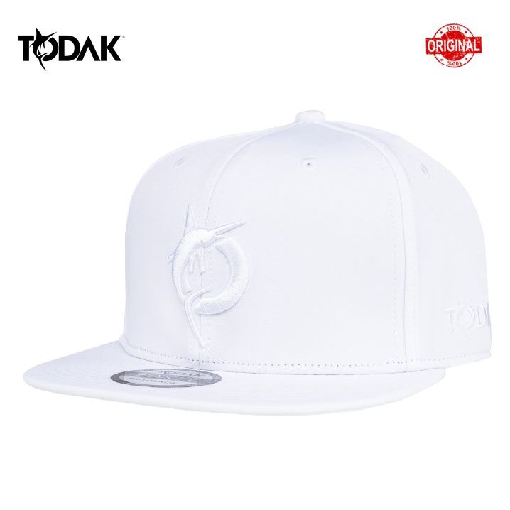 หมวกแก๊ป-todak-snapback-สีขาวล้วน