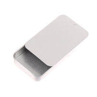 YKS 80*50*15mm Mini Iron Box Slide Cover Storage Box Portable Tin Boxes Container