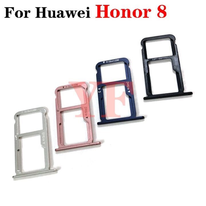สำหรับ Huawei Honor 8 9 Lite 8 Pro ที่ใส่ถาดใส่ซิมการ์ดสำหรับเล่น V9เต้ารับตัวแปลงซ่อมแซมชิ้นส่วน