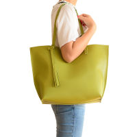 ผู้หญิง PU หนัง Tote กระเป๋า Elegant พู่กระเป๋าถือขนาดใหญ่ความจุกระเป๋าสะพาย Designer กระเป๋าถือขนาดใหญ่หญิง Tote กระเป๋า