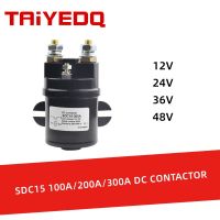 DC Contactor SDC15-100A 200A 300A Starter รีเลย์12/24/36/48V สำหรับรถไฟฟ้ารถยก