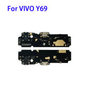 สำหรับ VIVO Y69ตัวต่อที่ชาร์จยูเอสบีไมโครโฟนสายอ่อนแท่นชาร์จ USB ชิ้นส่วนซ่อมแซมสายแผงวงจรเคเบิลแบบยืดหยุ่น PCB