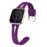 {zhiyun Watchshop}สายนาฬิกาสำหรับ Fitbit Versa 2สายกีฬา Slim V-Cut เปลี่ยนสร้อยข้อมือสำหรับ Versa Lite Bands Versa อุปกรณ์เสริมผู้หญิงผู้ชาย S L