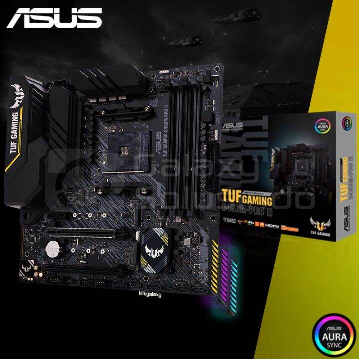 ASUS TUF B450M PRO II Gaming AMD AM4 B450 DDR Motherboard Lazada