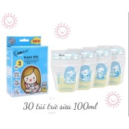 Túi trữ sữa Sunmum chính hãng an toàn tiện lợi với dung tích 250ml và 100ml