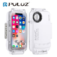 PULUZ Waterproof Diving Housing Photo Video Taking Underwater Phone Cover Case for iPhone X/ iPhone XS