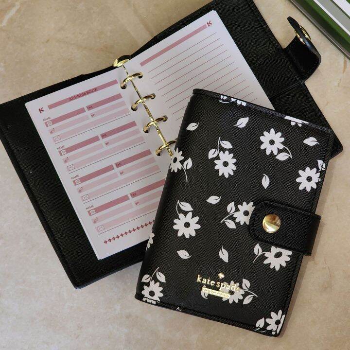 Kate Spade New York 2023 2026 Planner With Daisy Design Black
