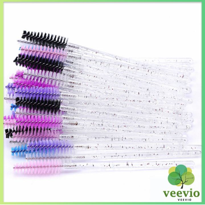 veevio-แปรงปัดขนตา-แบบใช้ครั้งเดียว-แปรงปัดขนคิ้ว-แปรงปัดมาสคาร่า-eyelash-brush