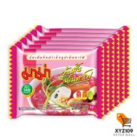 MAMA มาม่า วุ้นเส้นกึ่งสำเร็จรูป เย็นตาโฟ 40 กรัม แพ็ค 6 ซอง [MAMA Mama Mama Vermicelli, Yentafo 40 grams, pack of 6 sachets]