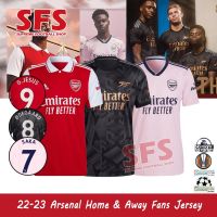 shot goods 【SFS】 Top Quality 22-23 Arsenal Soccer Football Jersey Jersi S-4XL T-shirt Sports Jerseys Loose Fans Version Home Away Third