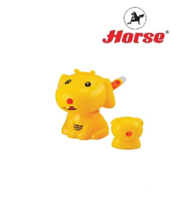 horse-ตราม้า-เครื่องเหลาดินสอ-ทรงรูปสุนัข-2-in-1-h-221-จำนวน1-เครื่อง