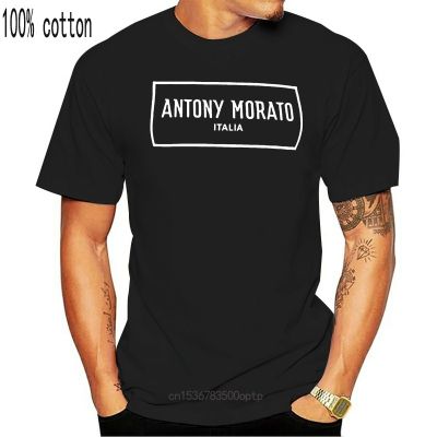 New Mens Antony Morato Am Box Logo Black T-Shirt RRP