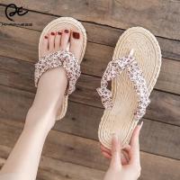 Flip Flop Women Floral Flat Sandals รองเท้าแตะชายหาดกันลื่น