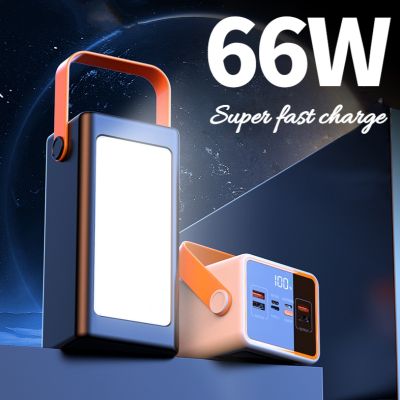 66W Super Fast Charging 100000mAh Power Bank LED Light Powerbank Portable External Battery Charger for iphone 14 pro max Laptop ( HOT SELL) tzbkx996
