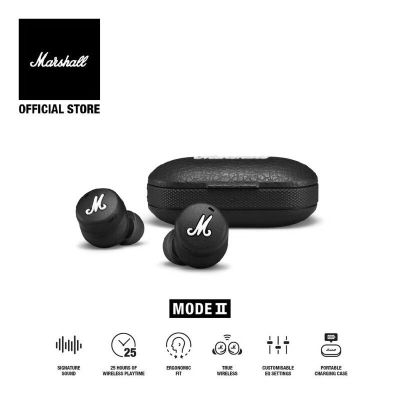 Marshall Mode II True Wireless Bluetooth earbuds หูฟังบลูทูธ /หูฟัง marshall /หูฟังกันน้ำ/หูฟังบลูทูธไร้สาย