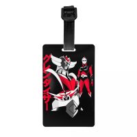 【DT】 hot  Goldorak Gurendaiza Luggage Tags for Suitcases Funny Anime Ufo Robot Goldrake Baggage Tags Privacy Cover ID Label