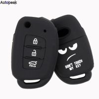 gthrrftdb Remote Key Fob Shell Case Cover For Hyundai I10 I20 I30 IX35 3 Button Remote Smart Key Fob Silicone Skin Case Cover